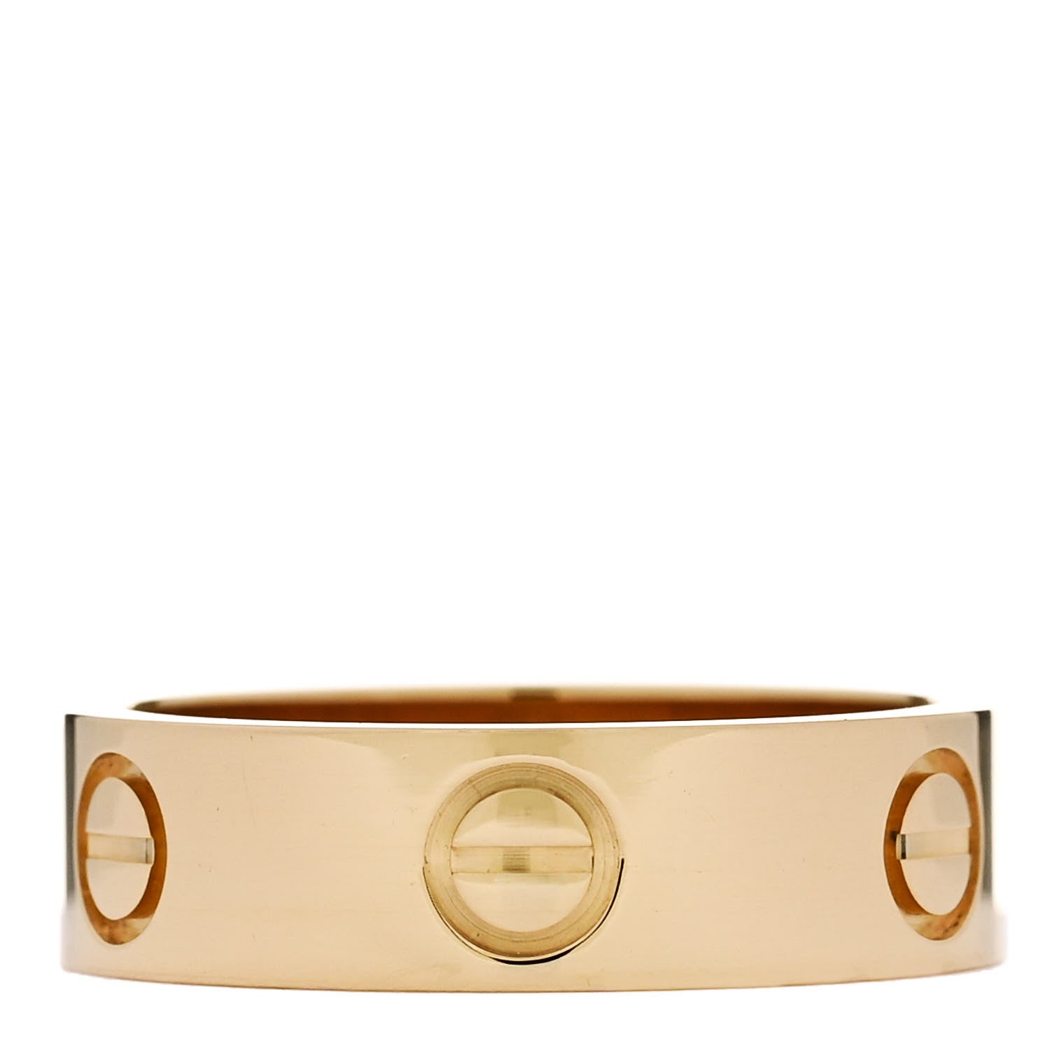 Cartier 18K Yellow Gold 5.5mm LOVE Ring 54 6.75 1 of 5