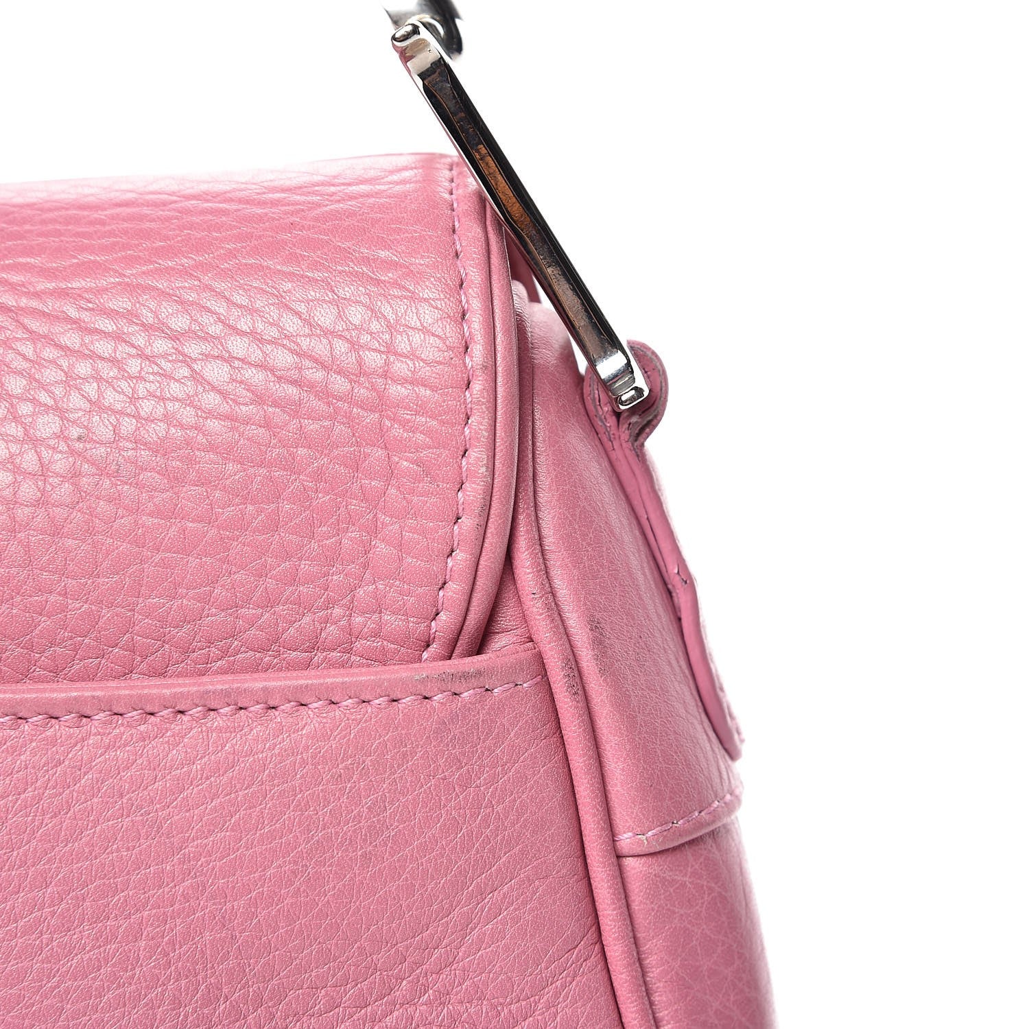 Christian Dior Calfskin Embroidered Romantic Flowers Saddle Bag Pink 14 of 17