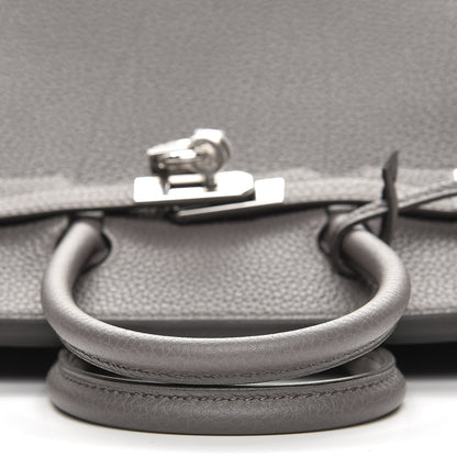 Hermes Togo Birkin 25 Etain 20 of 31