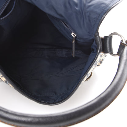 Christian Dior Monogram Traveler Shoulder Bag Navy 4 of 17