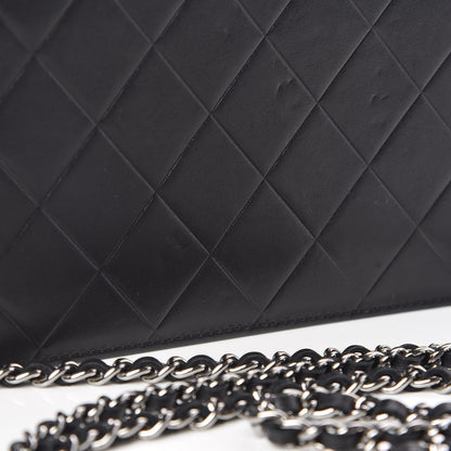 Chanel Lambskin Embossed Lax Wallet On Chain WOC Black 11 of 11