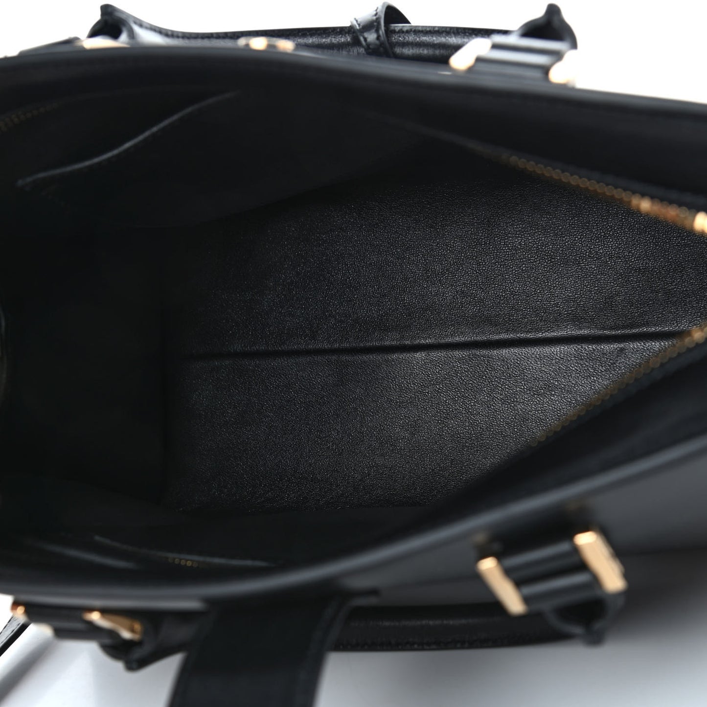 Smooth Calfskin Small Monogram Cabas Black