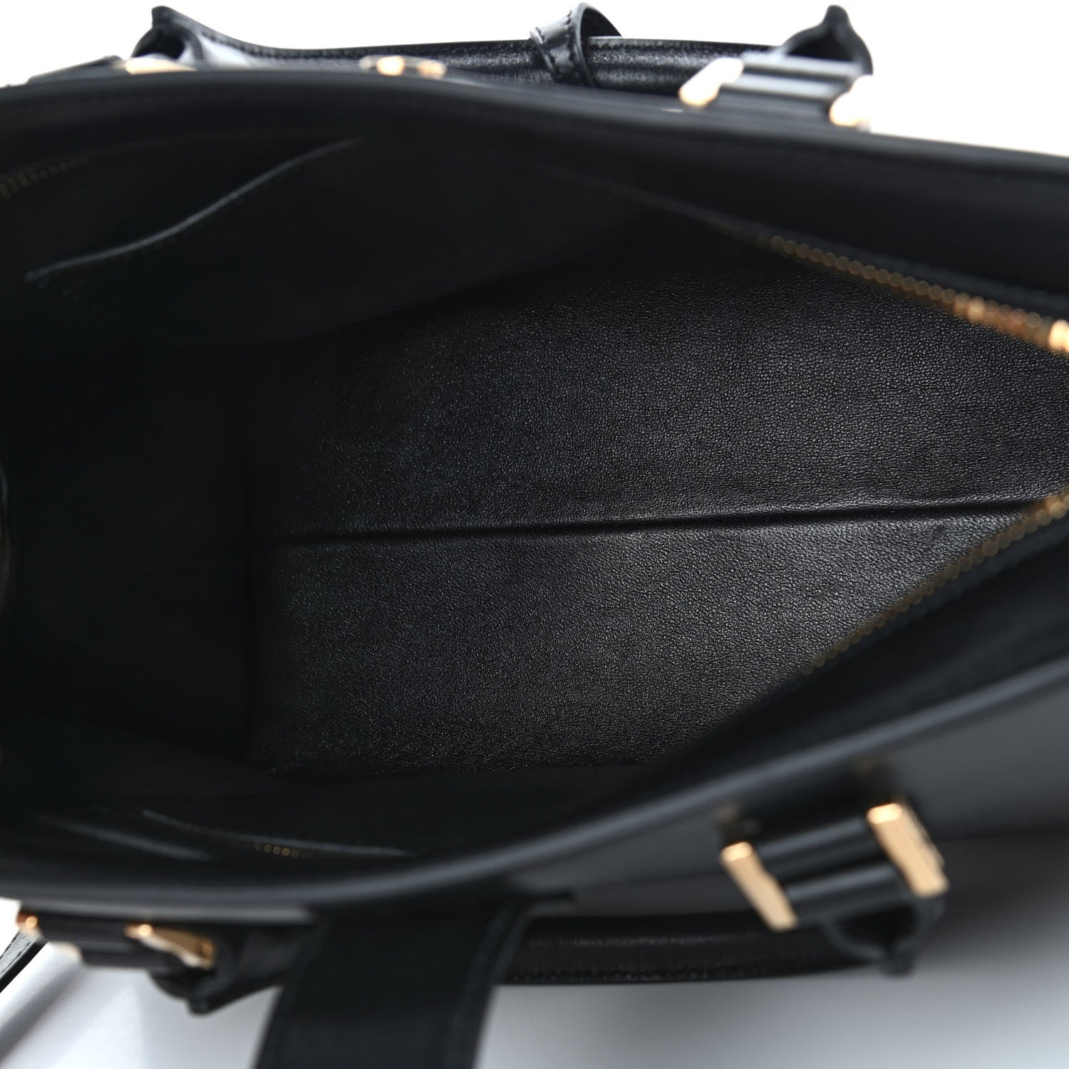 Saint Laurent Smooth Calfskin Small Monogram Cabas Black 5 of 7