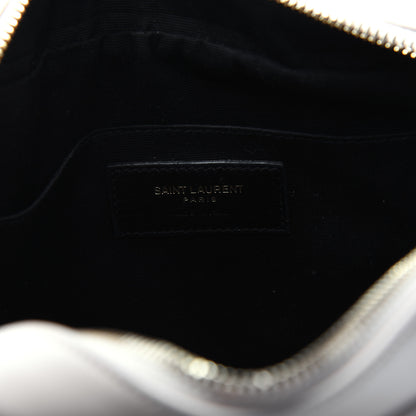 Saint Laurent Calfskin Matelasse Monogram Lou Camera Bag Washed Light Pink 8 of 20