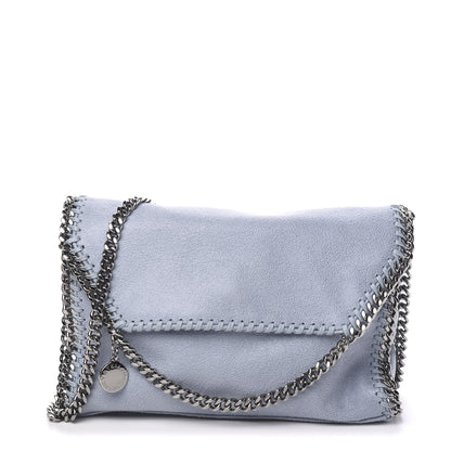 Stella McCartney Shaggy Deer Mini Falabella Shoulder Bag Duck Blue 1 of 9