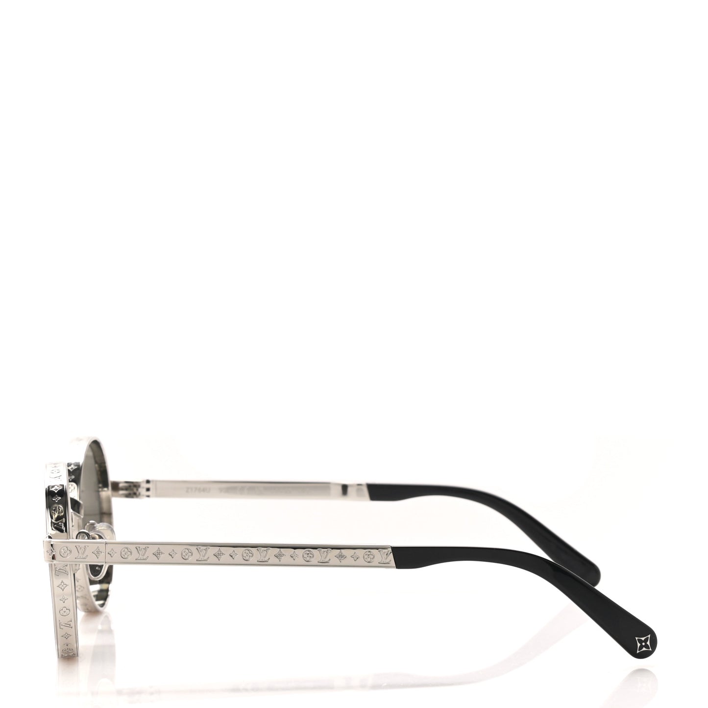 Metal Engraved The LV Round Sunglasses Z1764U Silver