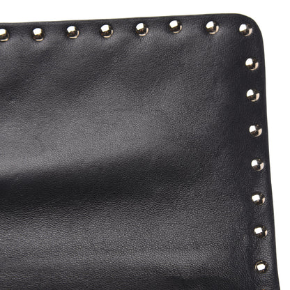 Valentino Garavani Lambskin Large Rockstud Spike Shoulder Bag Black 11 of 11