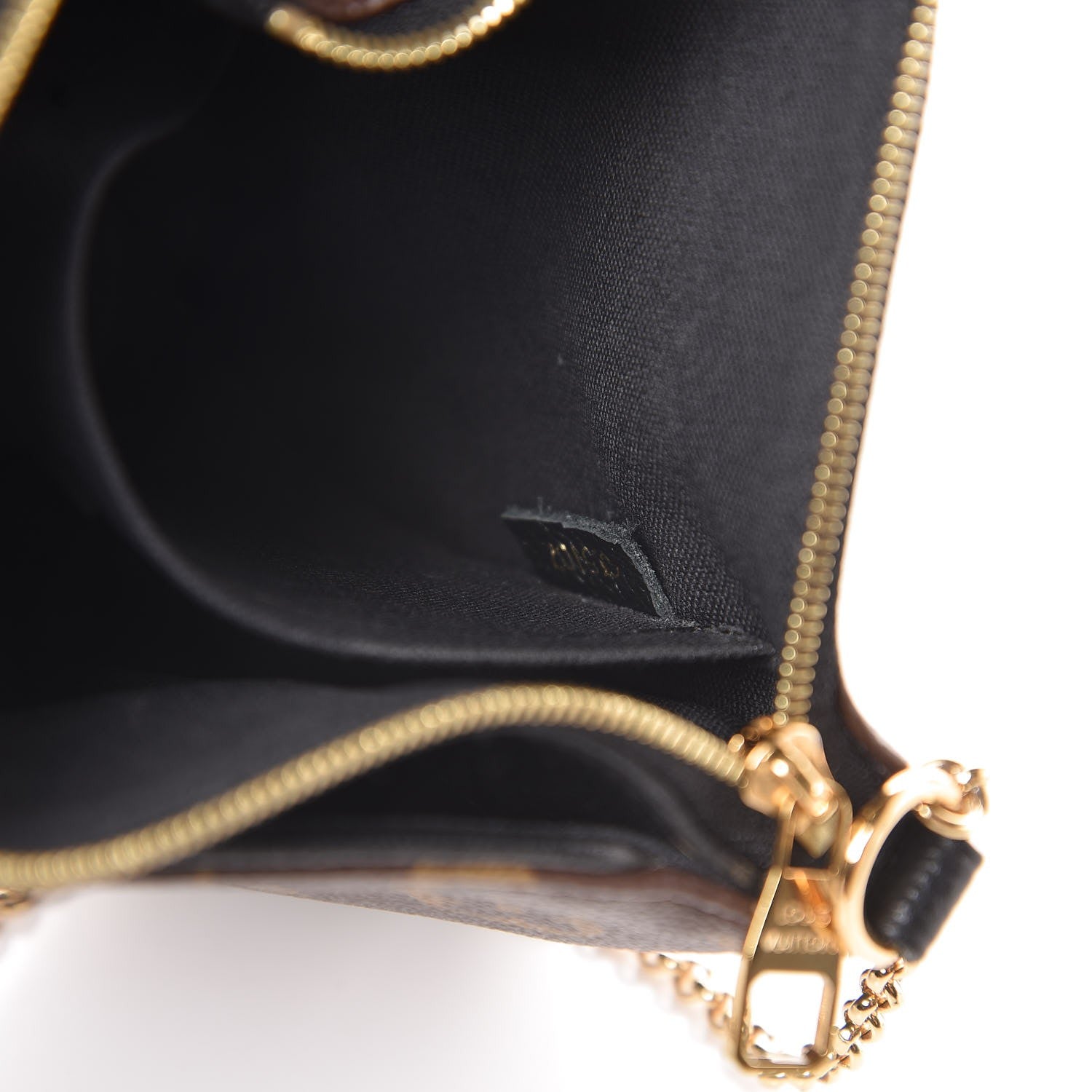 Louis Vuitton Monogram Pallas Clutch Black 7 of 7