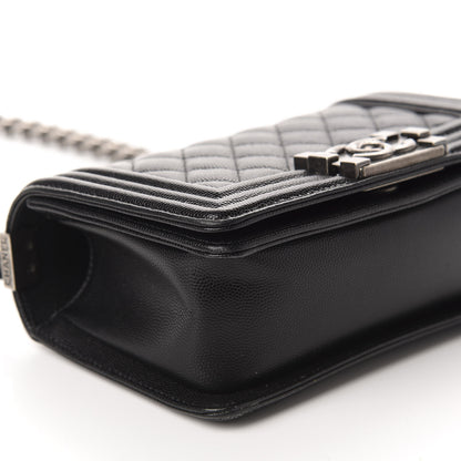 Chanel Caviar Quilted Small Boy Flap Black 6 of 10