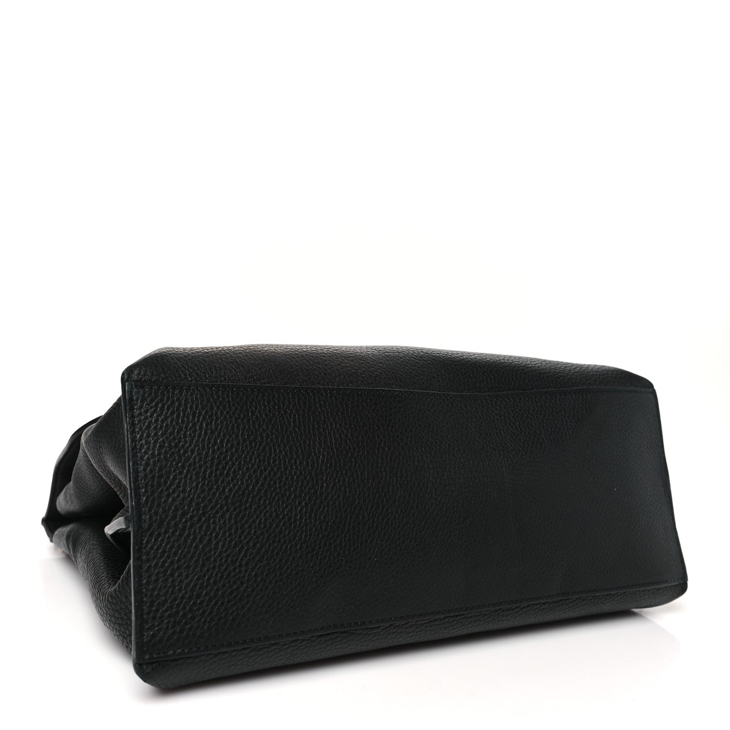 Cellarius Calfskin Medium Bamboo Daily Top Handle Bag Black