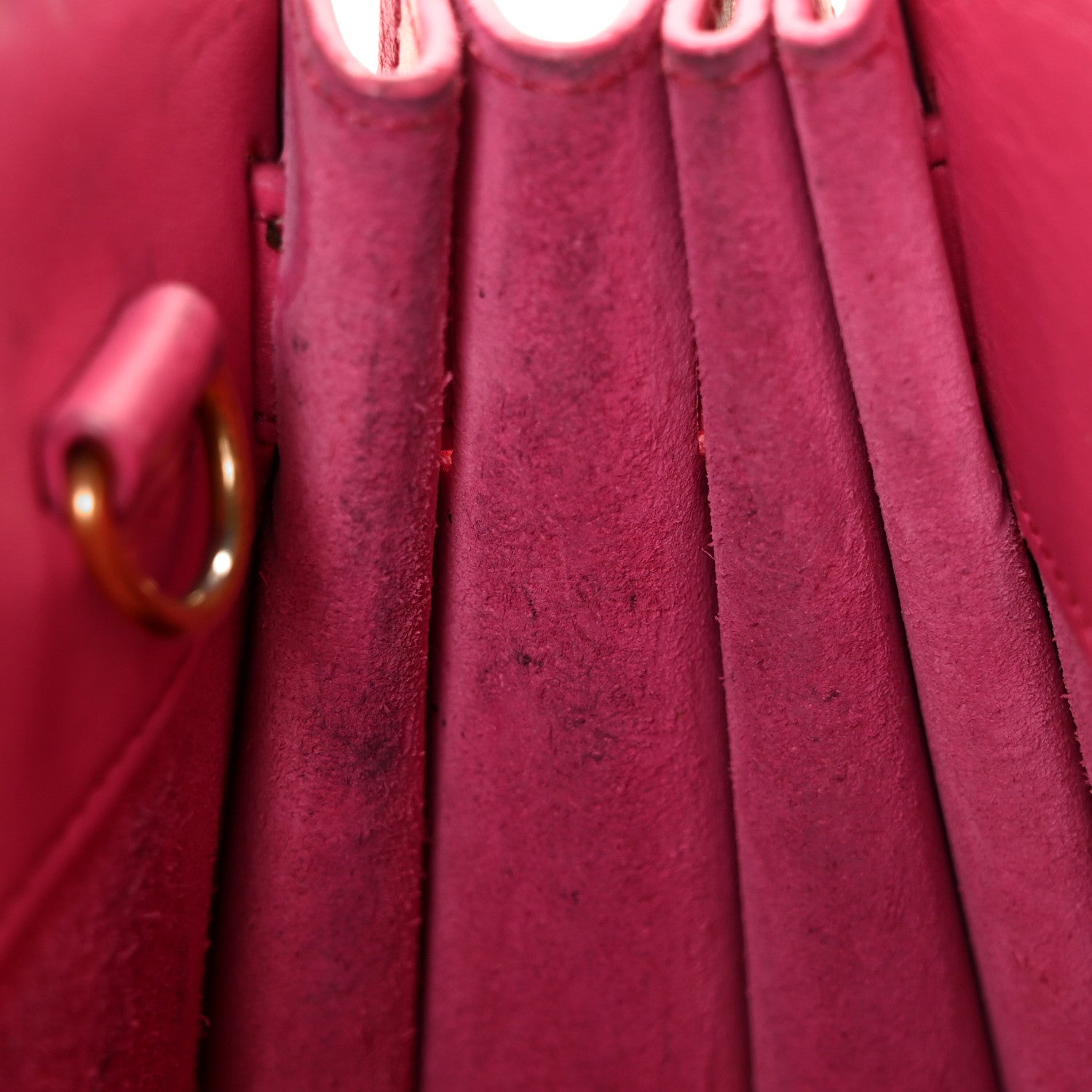 Saint Laurent Calfskin Nano Sac De Jour Lipstick Fuchsia 10 of 11