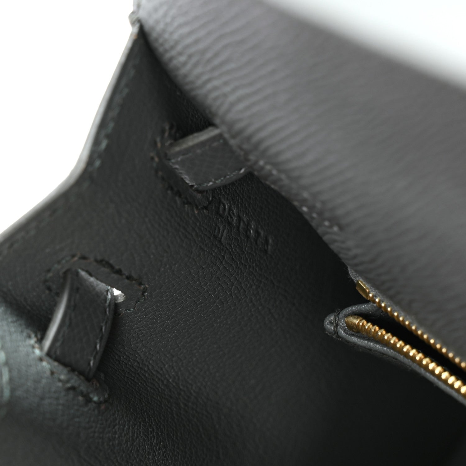 Hermes Epsom Kelly Sellier 25 Vert De Gris 7 of 11