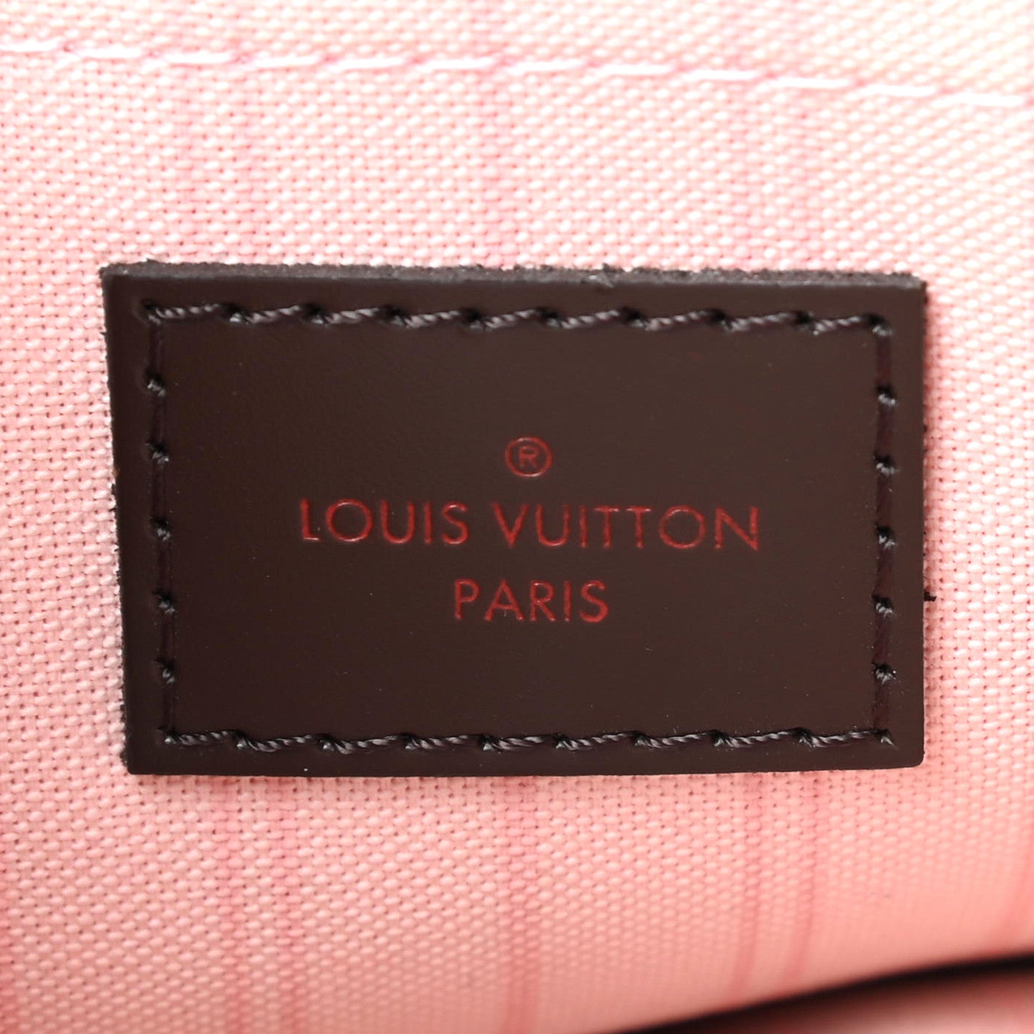 Louis Vuitton Damier Ebene Neverfull MM GM Pochette Rose Ballerine 6 of 7