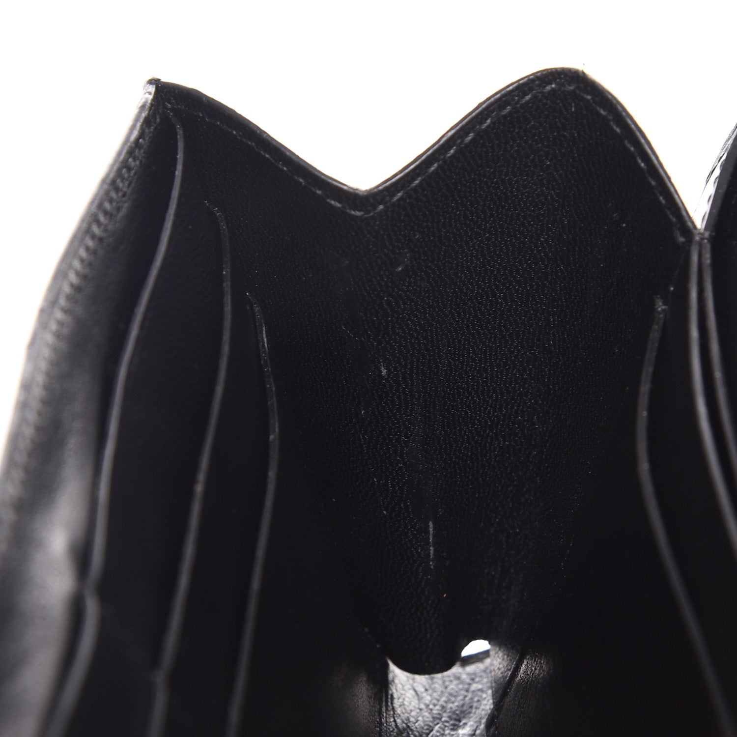 Louis Vuitton Box Calfskin Vivienne LV Long Wallet Black 10 of 11