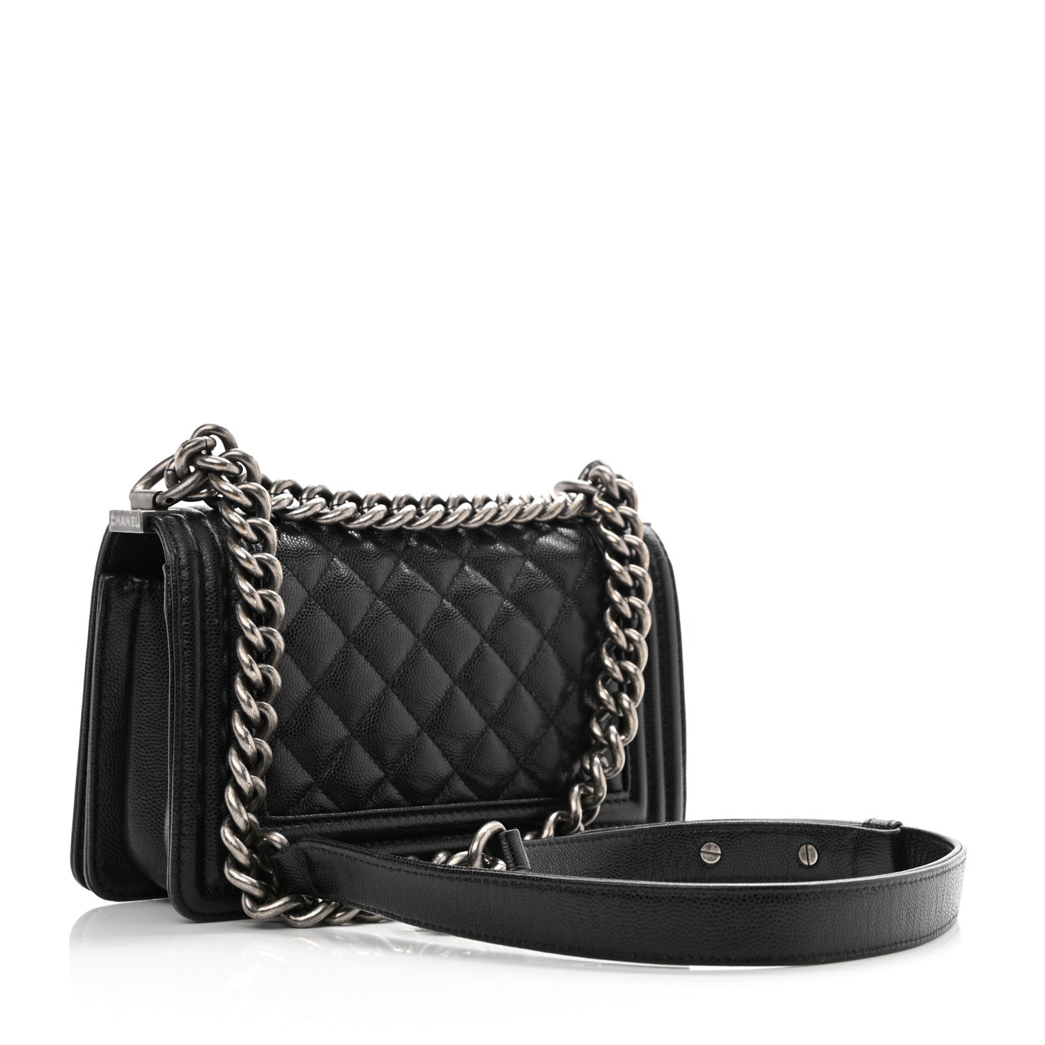 Chanel Caviar Quilted Small Boy Flap Black 3 of 8