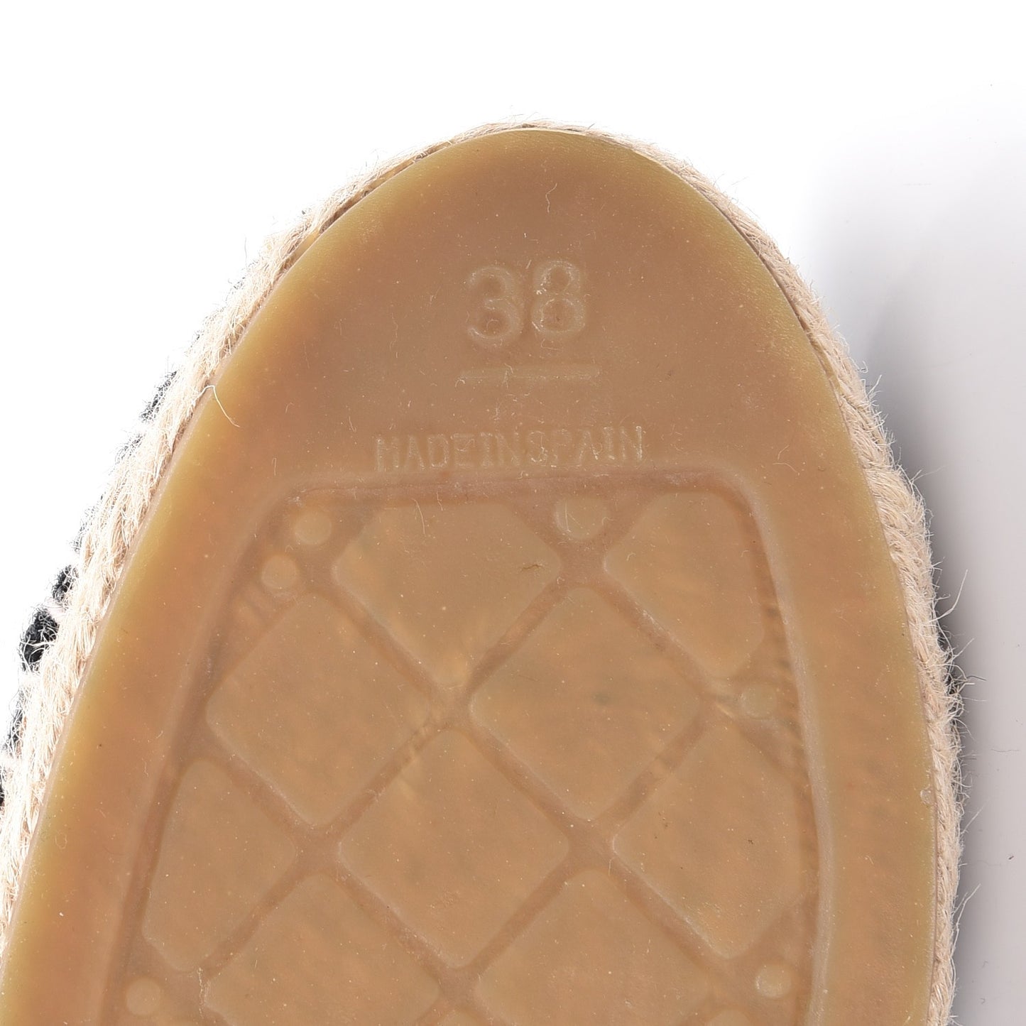 Flannel CC Espadrilles 38 Grey Black
