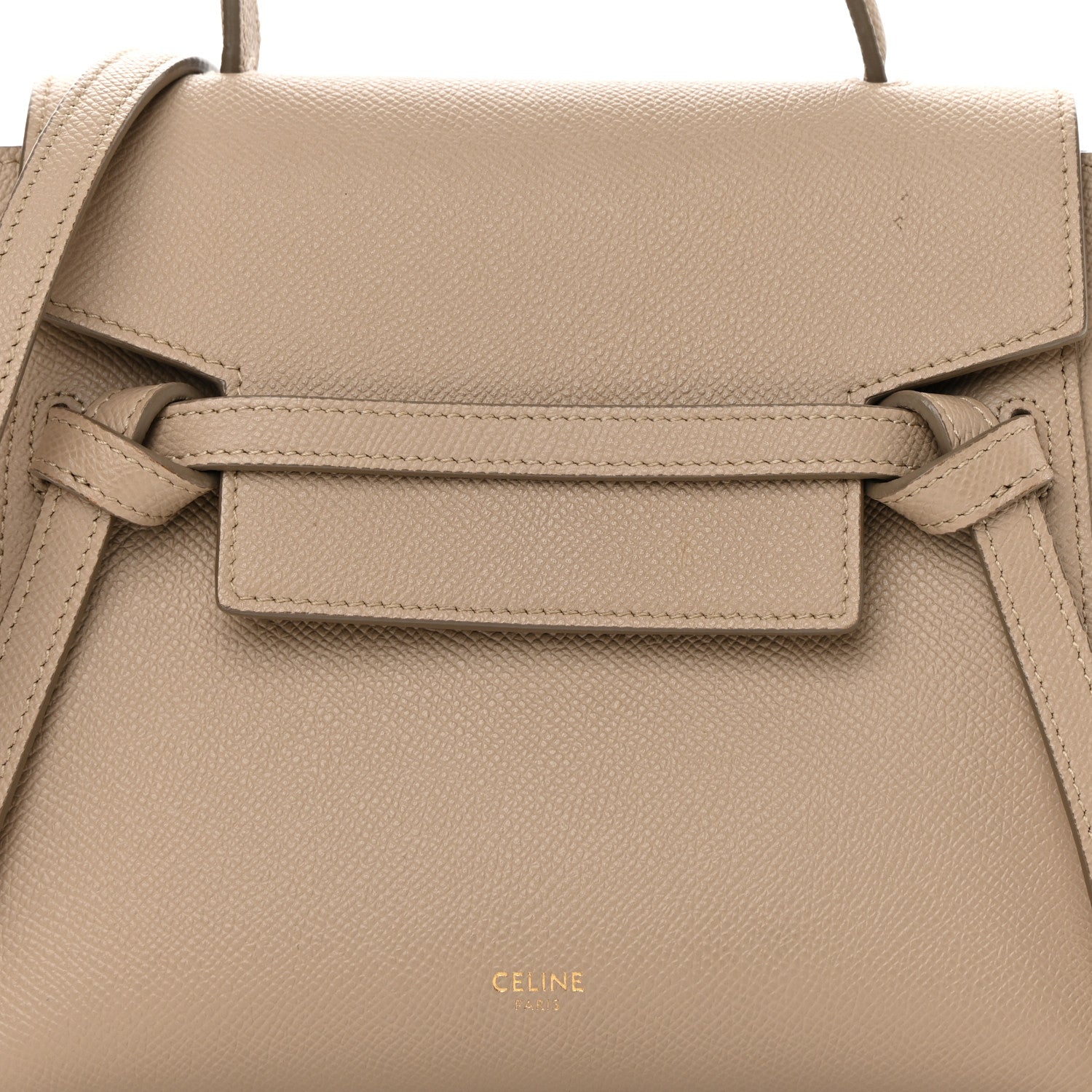Celine Grained Calfskin Nano Belt Bag Light Taupe 8 of 21