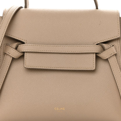 Celine Grained Calfskin Nano Belt Bag Light Taupe 8 of 21
