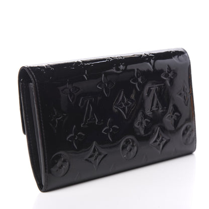 Louis Vuitton Vernis Sarah Wallet Blue Infini 2 of 11