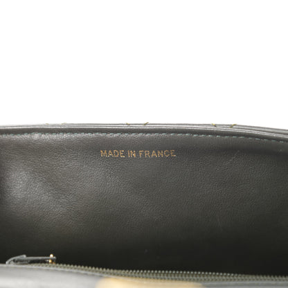 Chanel Lambskin Quilted Mini Square Flap Dark Green 7 of 11