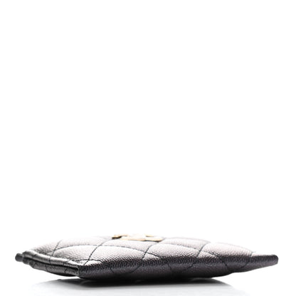 Chanel Iridescent Caviar Quilted Card Holder Black 4 of 7