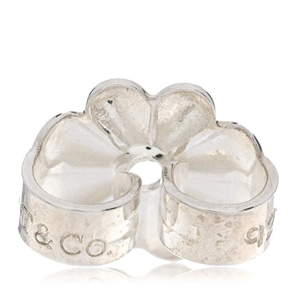 Tiffany Sterling Silver Twist Knot Earrings 4 of 4