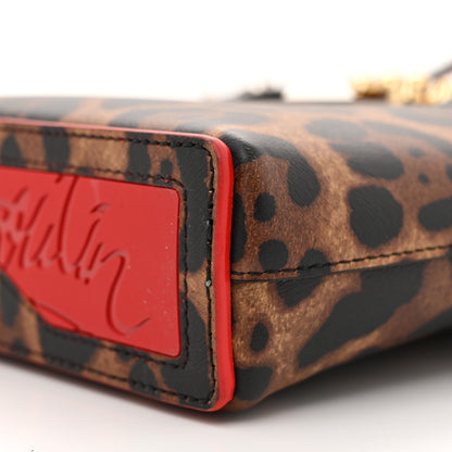Christian Louboutin Calfskin Leopard Mini North South Cabata Tote Multicolor 9 of 9