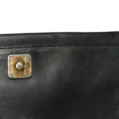 Fendi Vitello Flamingo Enamel Fendista Pouchette Crossbody Black 14 of 22