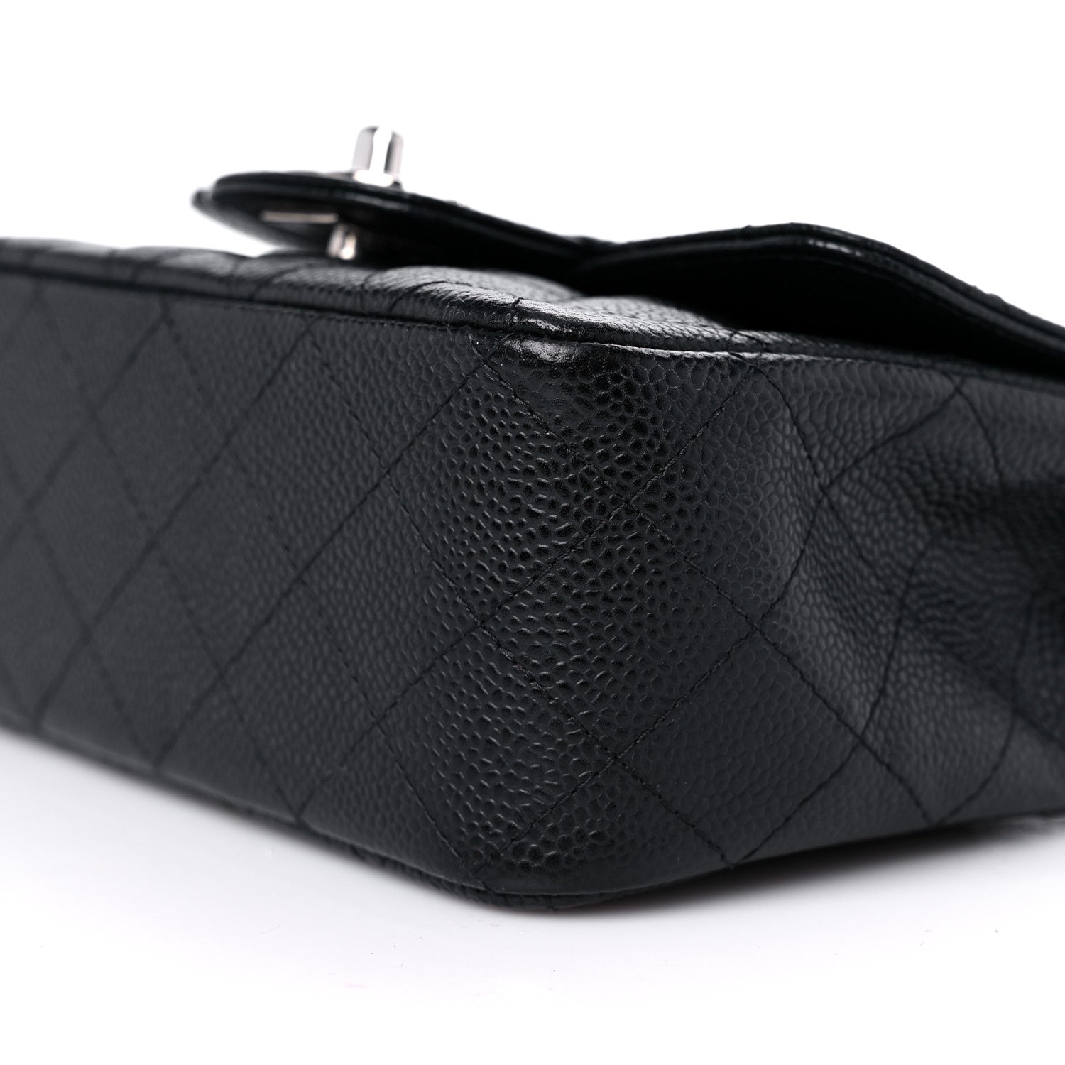 Chanel Caviar Quilted Mini Square Flap Black 9 of 9