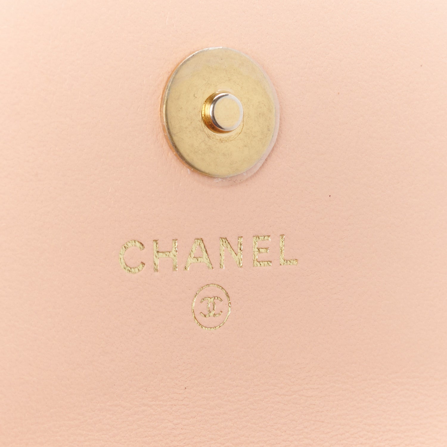 Chanel Lambskin Quilted Chanel 19 Clutch With Chain Light Orange 6 of 11