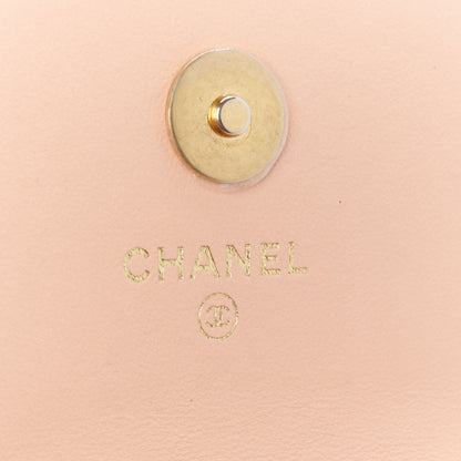 Chanel Lambskin Quilted Chanel 19 Clutch With Chain Light Orange 6 of 11