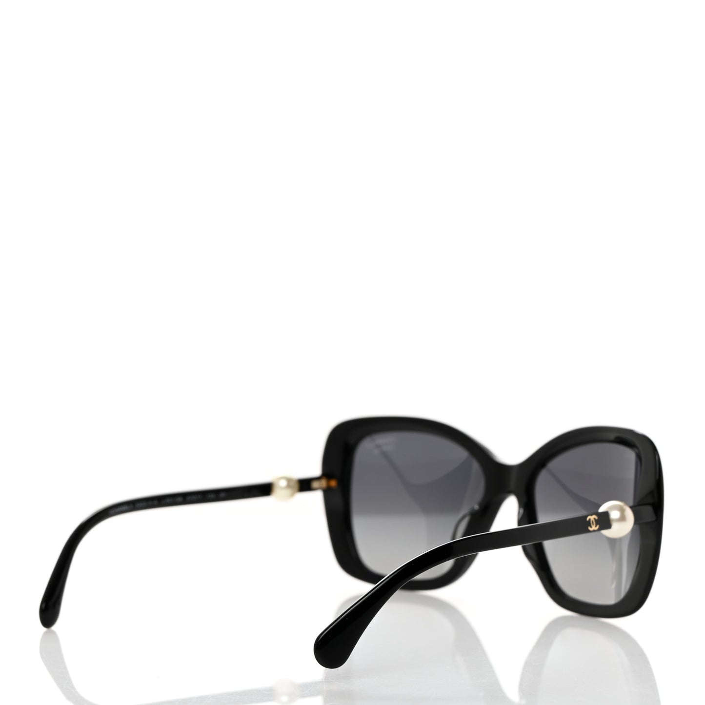 Pearl Polarized Square Sunglasses 5303-H Black