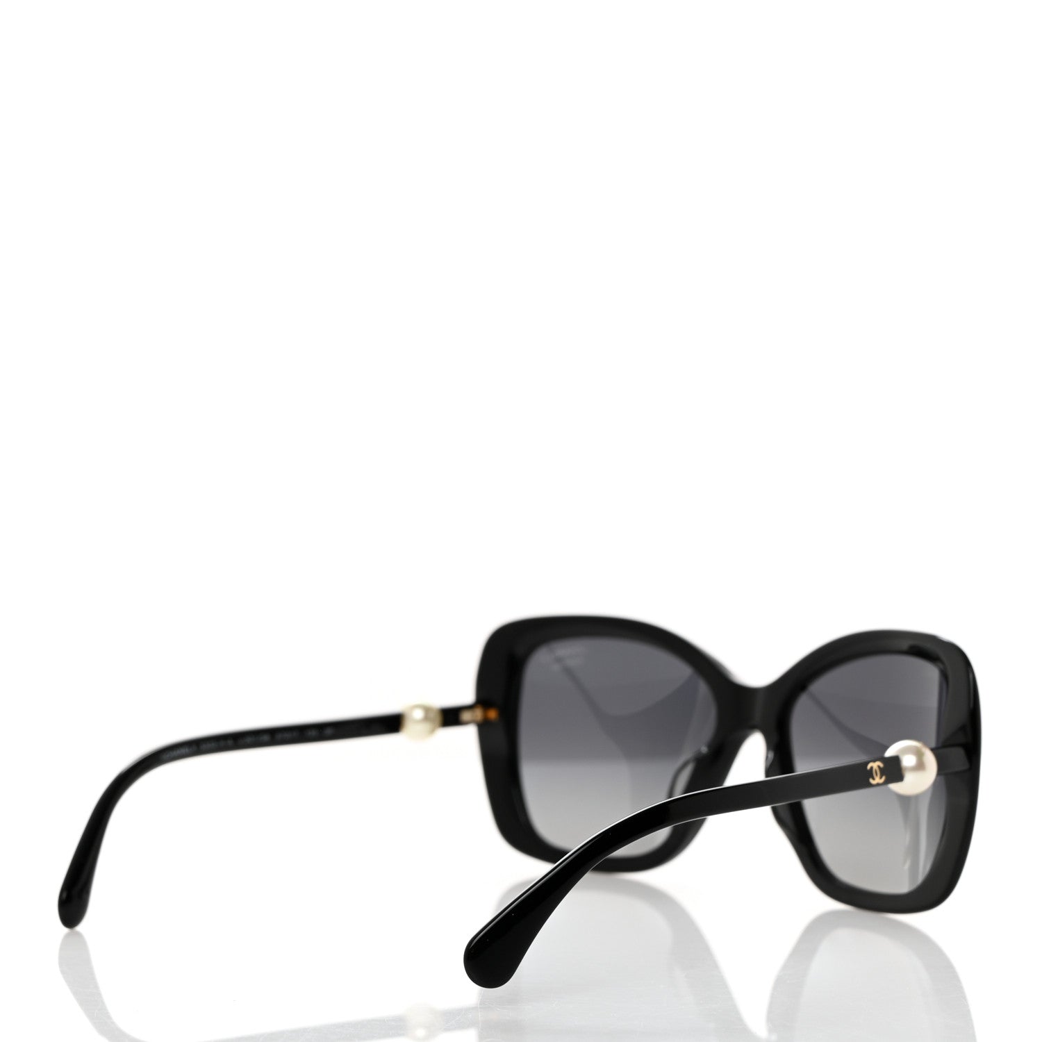 Chanel Pearl Polarized Square Sunglasses 5303-H Black 7 of 7