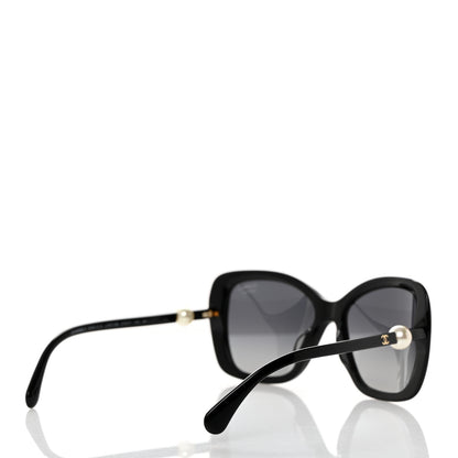 Chanel Pearl Polarized Square Sunglasses 5303-H Black 7 of 7