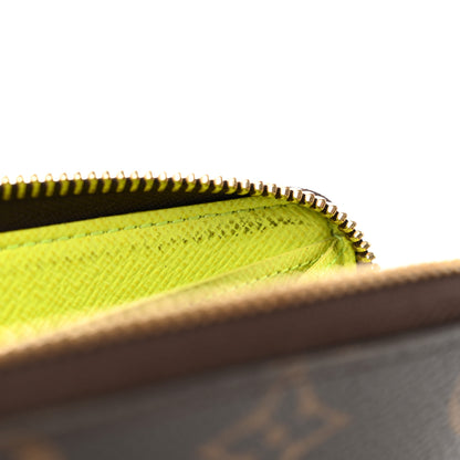 Louis Vuitton Monogram Clemence Wallet Acid Yellow 8 of 9