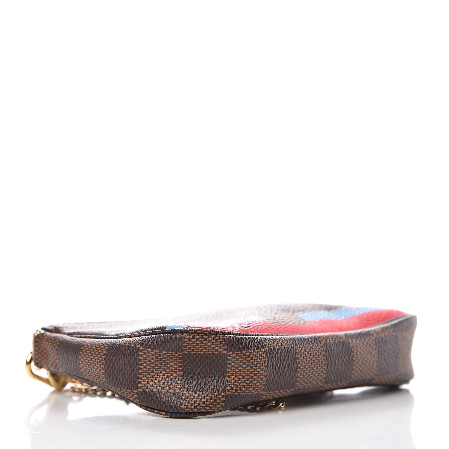 Louis Vuitton Damier Ebene 2016 Christmas Animation Mini Pochette Accessories 4 of 7