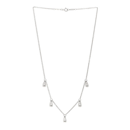 Tiffany Sterling Silver Elsa Peretti Teardrops Necklace 3 of 4