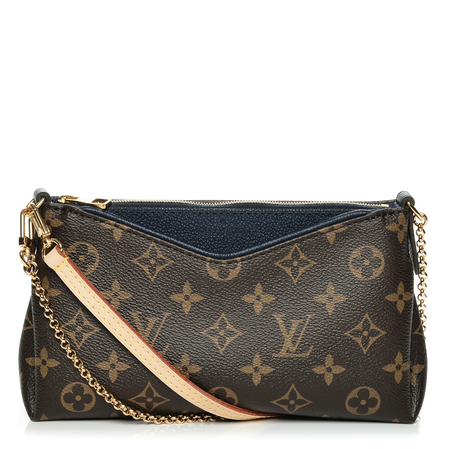 Louis Vuitton Monogram Pallas Clutch Blue Marine 1 of 7