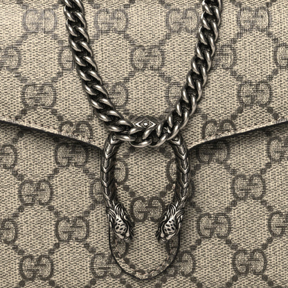 Gucci GG Supreme Monogram Mini Dionysus Chain Wallet Beige Taupe 8 of 10