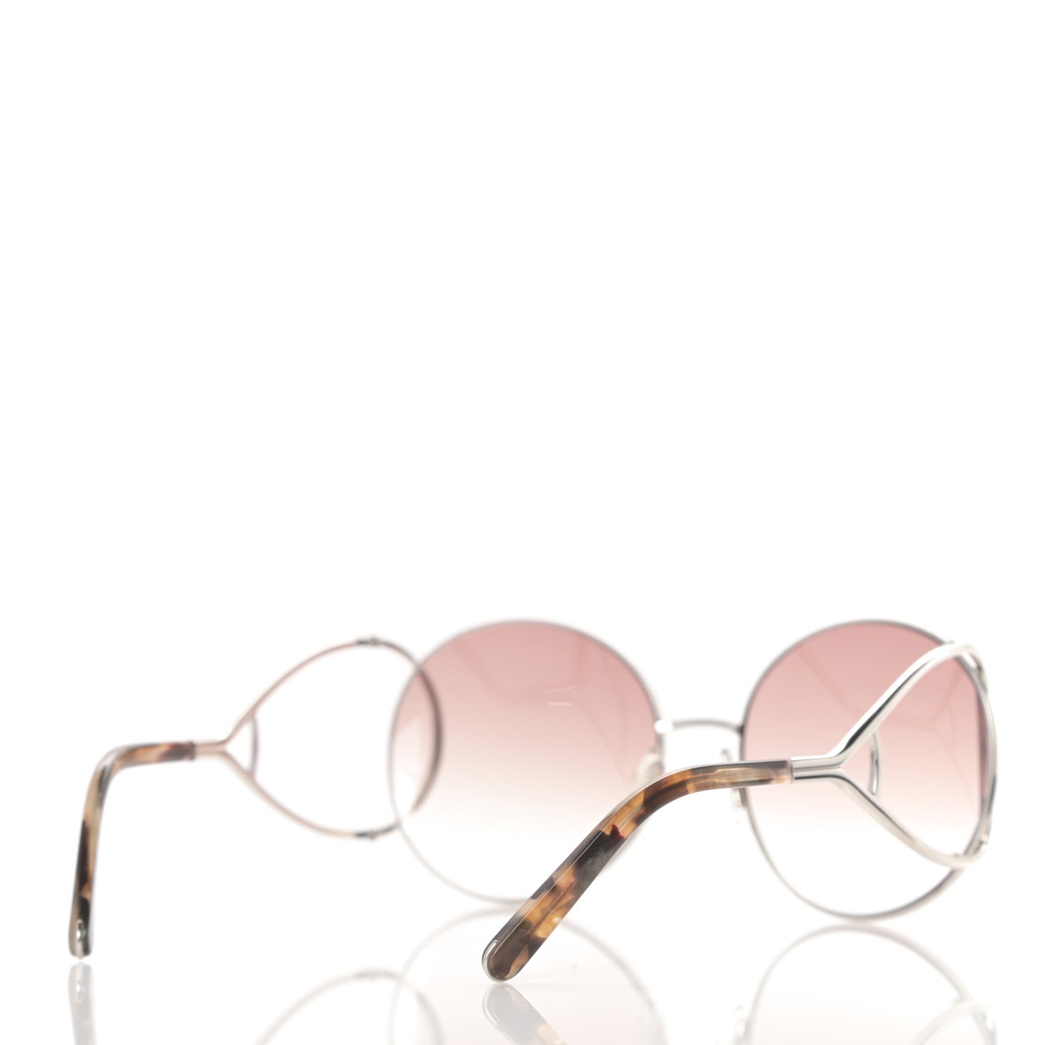 Chloe Jackson Oversized Round Sunglasses CE124S Turtledove 4 of 7
