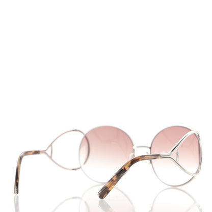 Chloe Jackson Oversized Round Sunglasses CE124S Turtledove 4 of 7