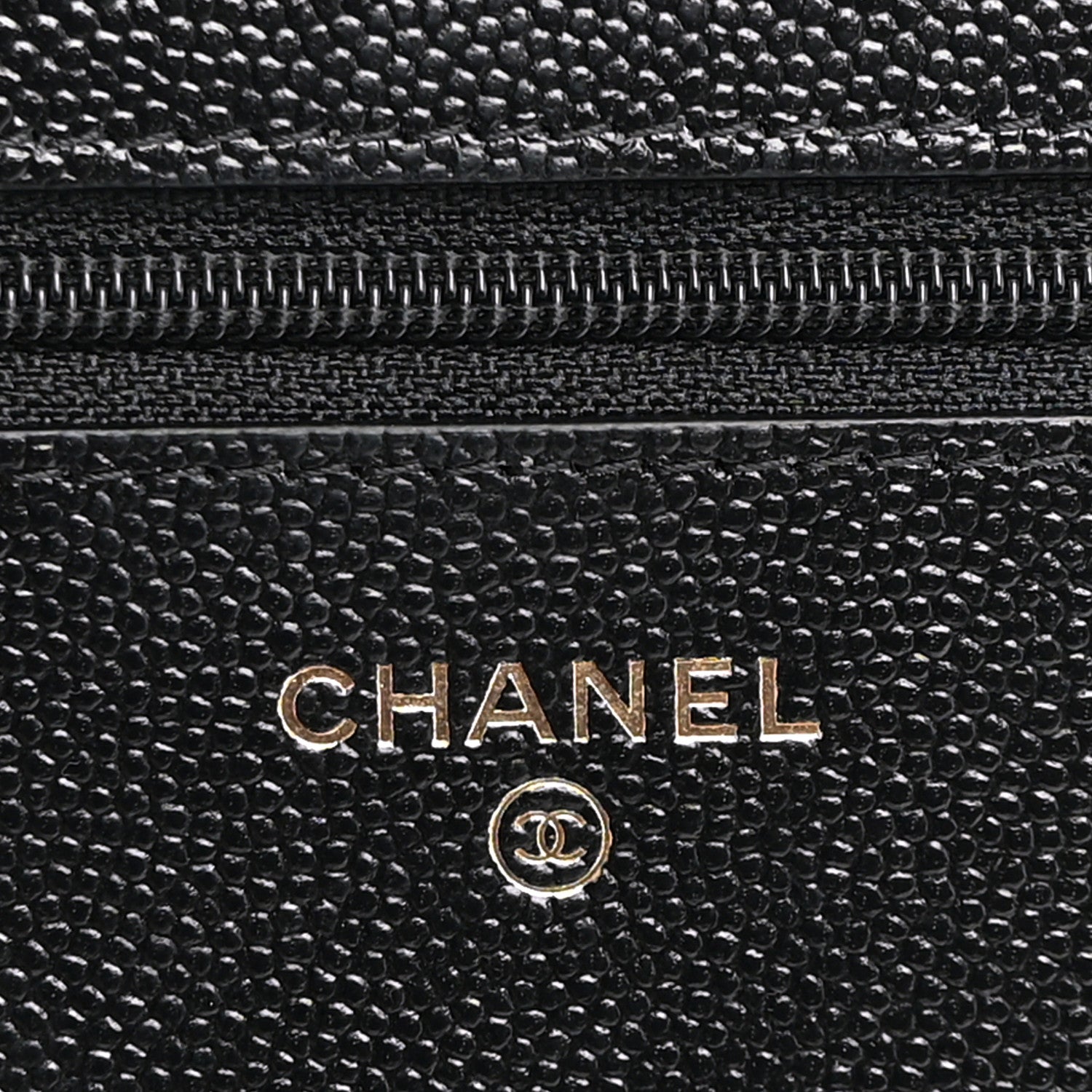 Chanel Caviar Quilted Golden Class Wallet On Chain WOC Black 6 of 11