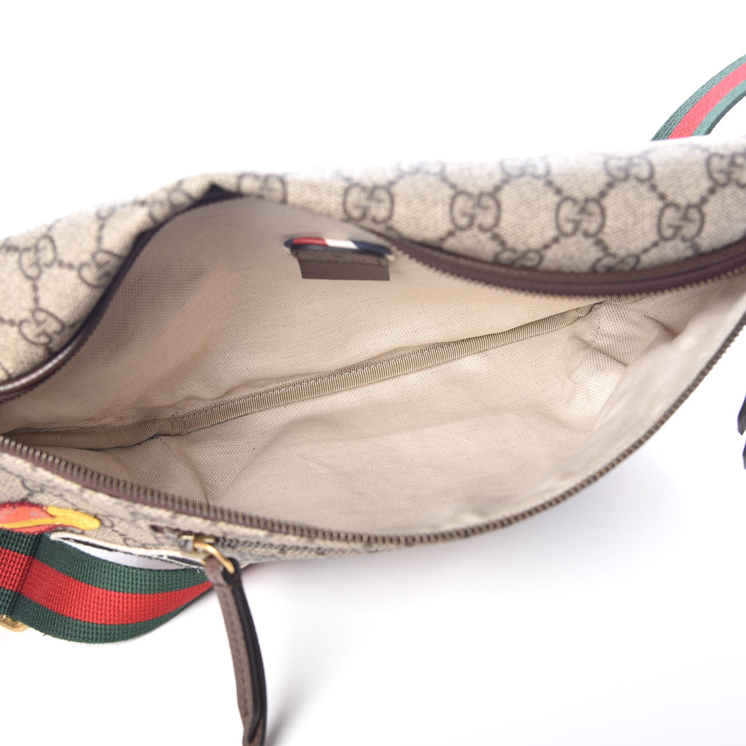 Gucci GG Supreme Monogram Courrier Belt Bag Beige New Acero 5 of 11