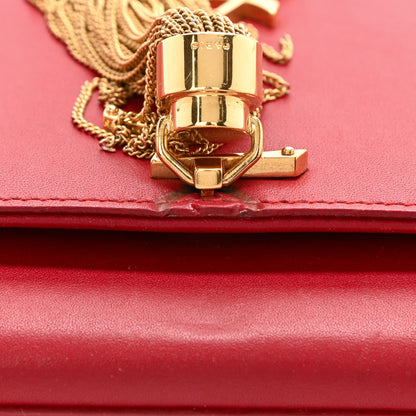 Saint Laurent Smooth Calfskin Medium Classic Monogram Kate Tassel Satchel Lipstick Red 9 of 12