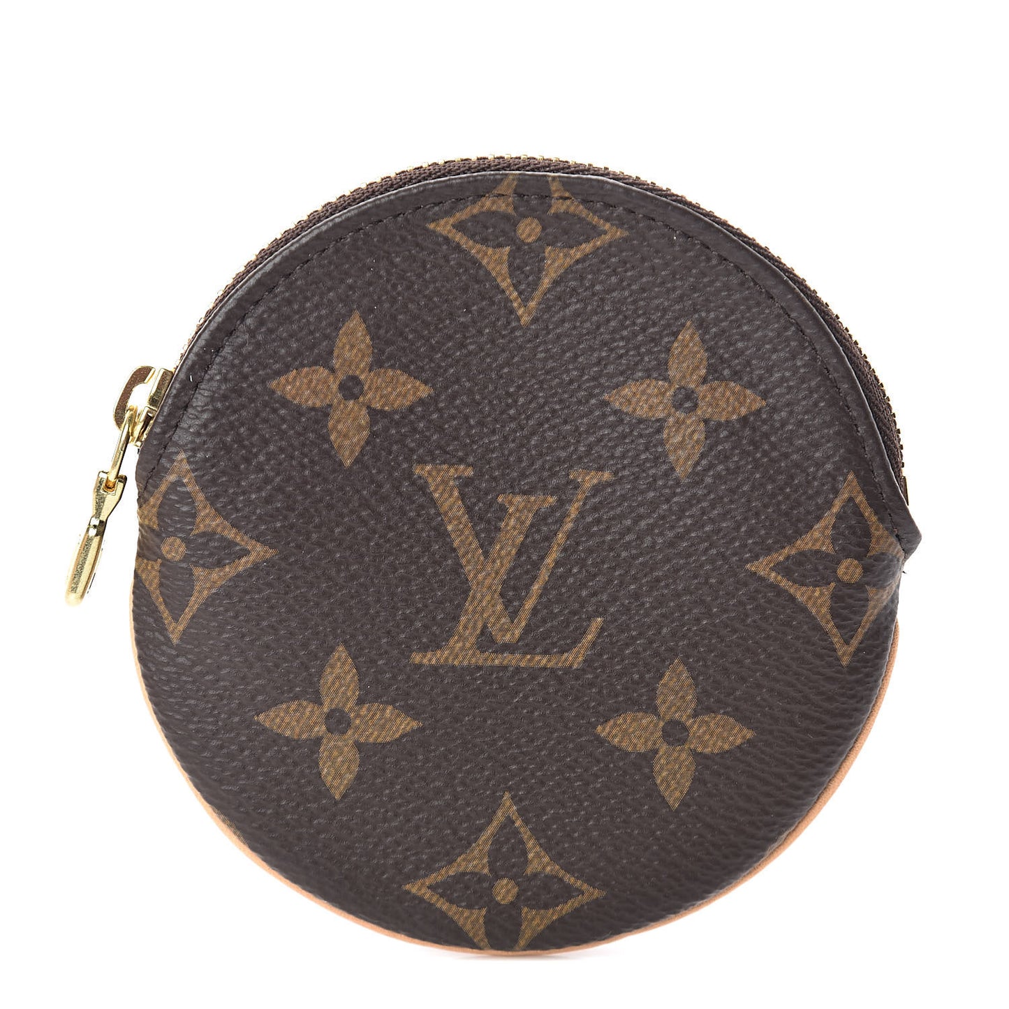 Monogram Round Coin Purse