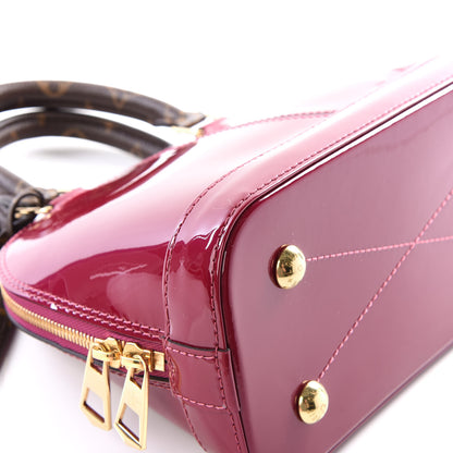 Louis Vuitton Patent Monogram Alma BB Magenta 5 of 13
