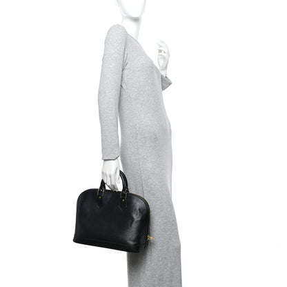Louis Vuitton Epi Alma PM Black 2 of 9
