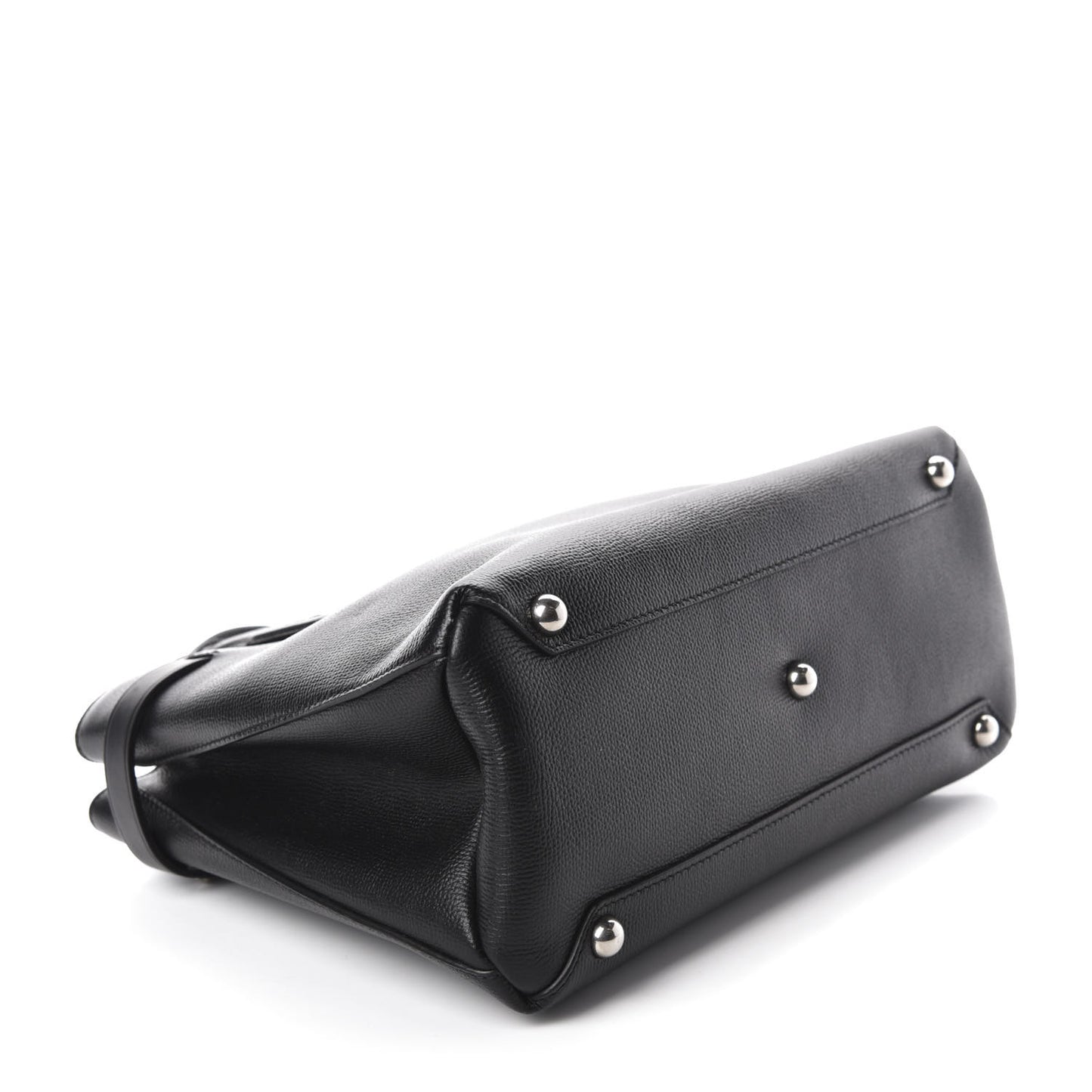 Derby Calfskin House Check Medium Banner Tote Black