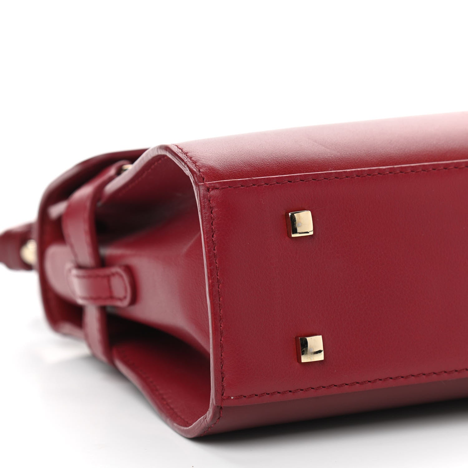 Delvaux Calfskin Mini Tempete Satchel Red 9 of 15