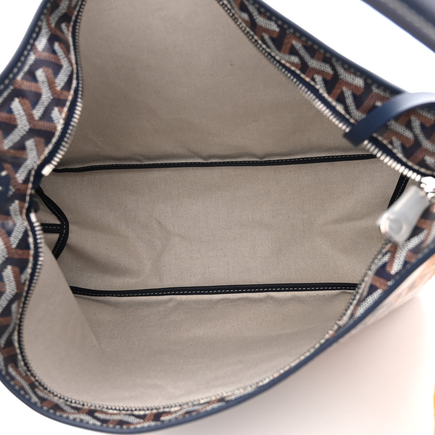 Goyard Goyardine Boheme Hobo Navy Blue 6 of 11